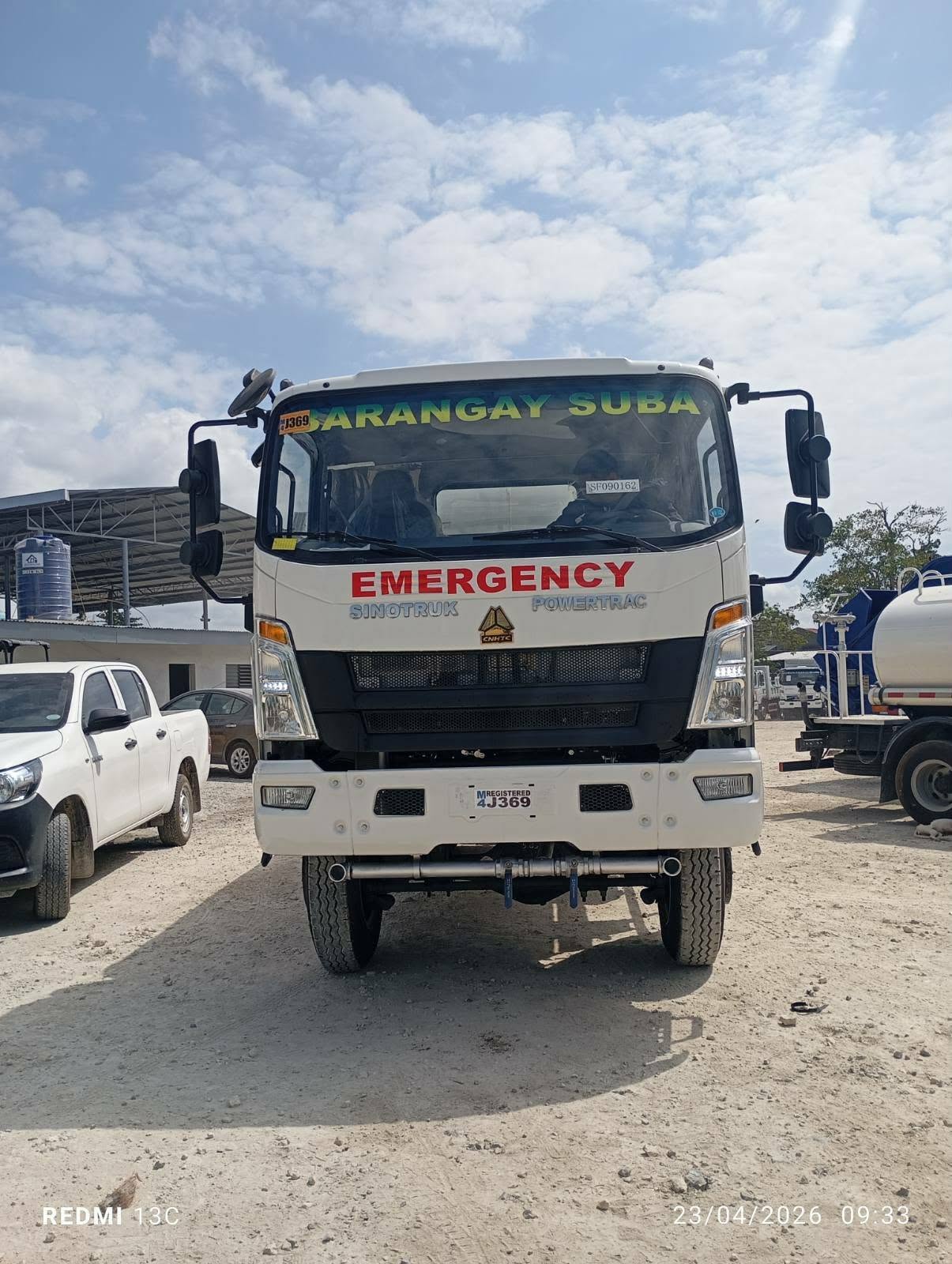 Barangay Suba Multi-Purpose Water Tanker Delivery