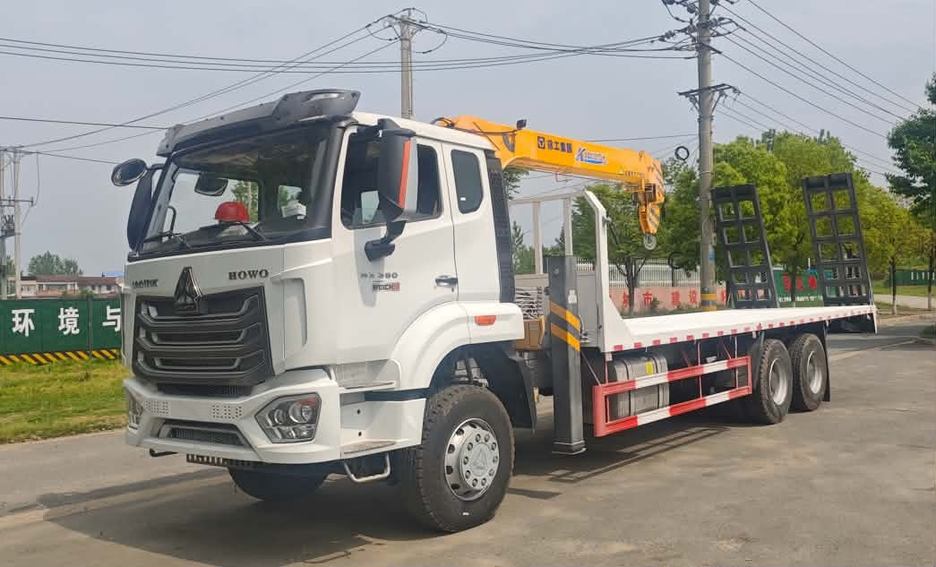 Sinotruk HOWO Self-Loader Truck Delivery Alegria Cebu